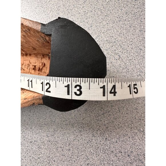 Wood Carved Decorative Zebra Girrafe Heads Hand Made - Picture 8 of 9